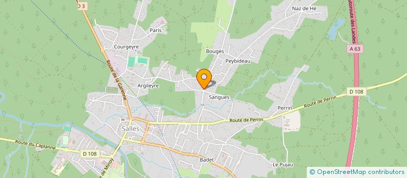 localisation de l'entreprise MONSIEUR JEAN-PHILIPPE TESSIER  SALLES