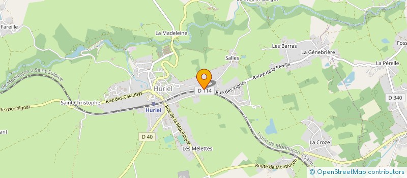 localisation de l'entreprise MONSIEUR JEAN-PHILIPPE THOMAS  ARCHIGNAT