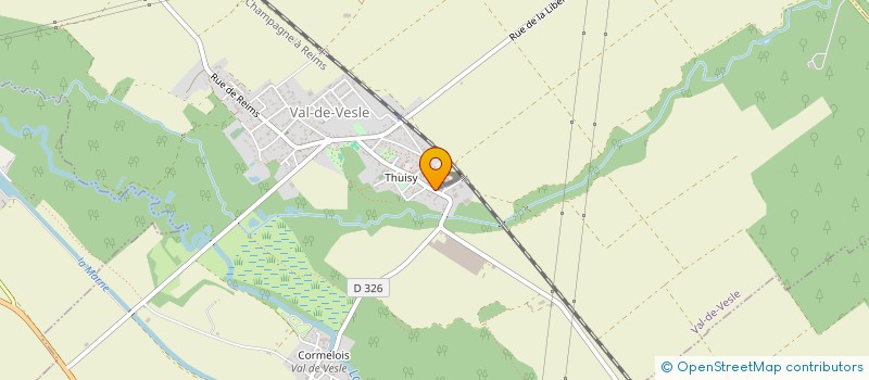 localisation de l'entreprise MONSIEUR JEAN PHILIPPE TOURET  VAL-DE-VESLE