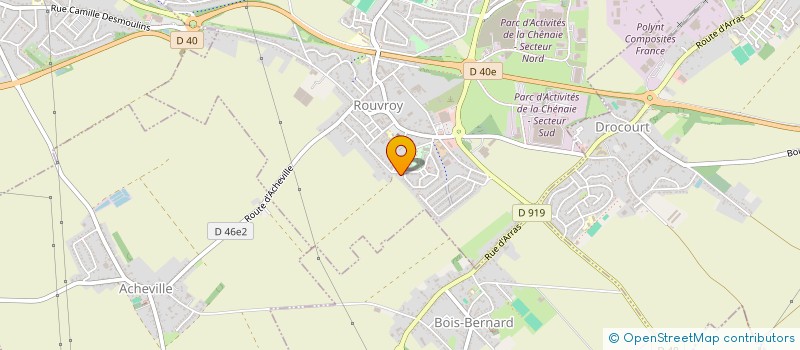 localisation de l'entreprise MONSIEUR JEAN-PHILIPPE TURBIEZ  ROUVROY