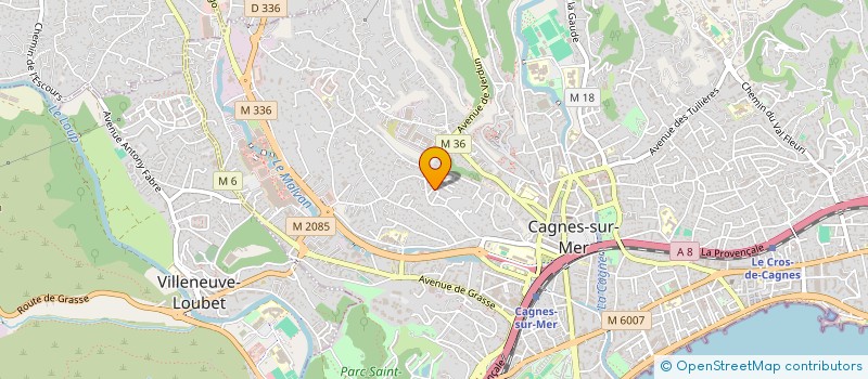 localisation de l'entreprise MONSIEUR JEAN-PHILIPPE VACCA à CAGNES SUR MER