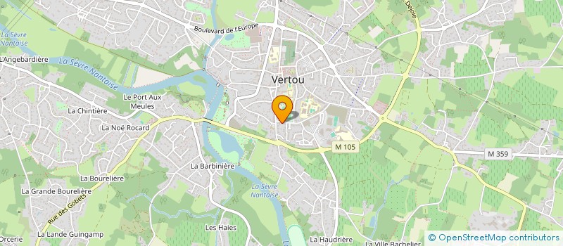 localisation de l'entreprise MONSIEUR JEAN-PHILIPPE VAUQUELIN  VERTOU