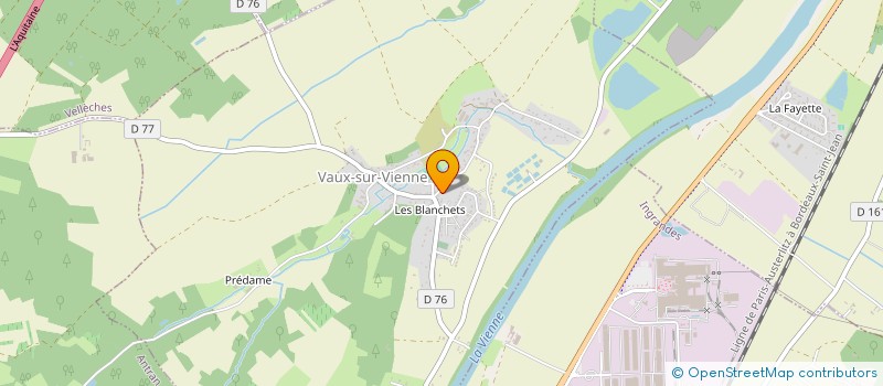 localisation de l'entreprise MONSIEUR JEAN PHILIPPE VENAULT  VAUX-SUR-VIENNE