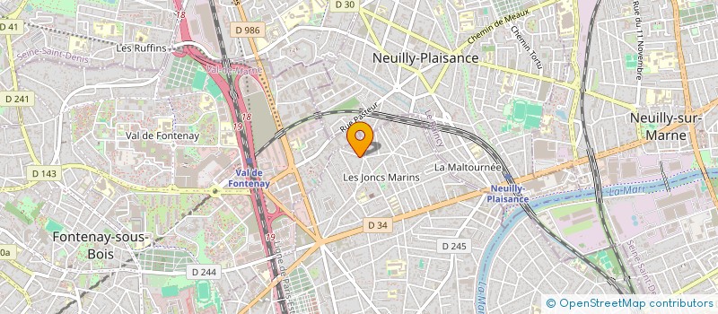 localisation de l'entreprise MONSIEUR JEAN-PHILIPPE VERHAEGHE  LE PERREUX-SUR-MARNE