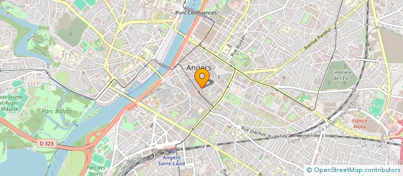 localisation de l'entreprise MONSIEUR JEAN PHILIPPE VIAL à ANGERS