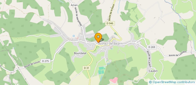 localisation de l'entreprise MONSIEUR JEAN-PHILIPPE VIGNAUT à ARTHEZ-DE-BEARN