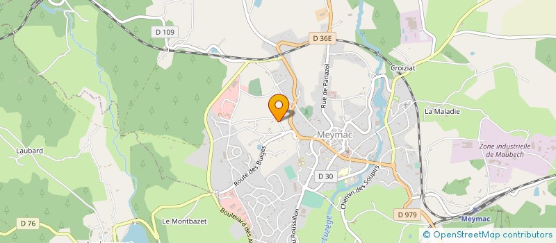 localisation de l'entreprise MONSIEUR JEAN-PHILIPPE VOUSTAD  MAUSSAC