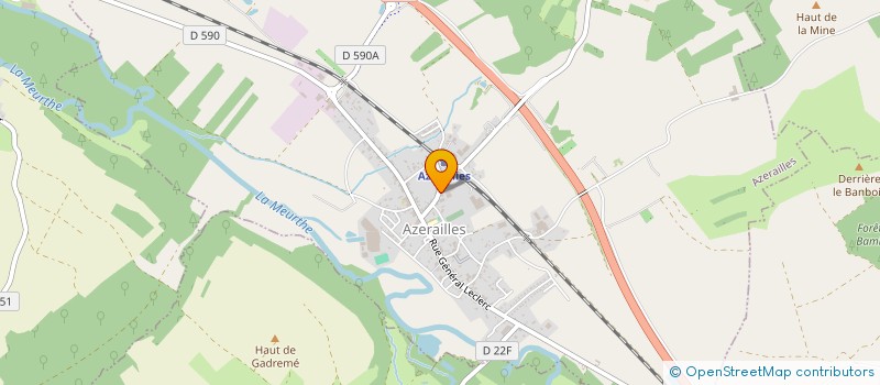 localisation de l'entreprise MONSIEUR JEAN-PHILIPPE VUILLEMARD  AZERAILLES