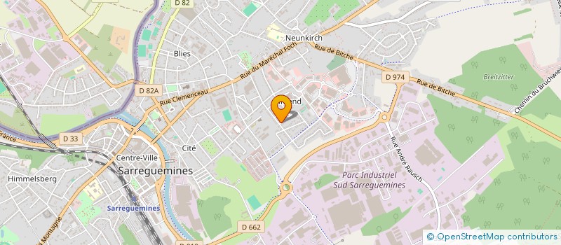 localisation de l'entreprise MONSIEUR JEAN-PHILIPPE WAGNER à SARREGUEMINES
