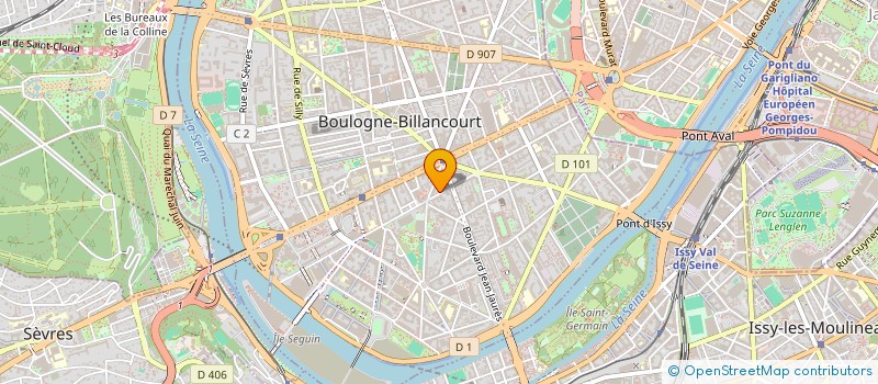 localisation de l'entreprise MONSIEUR JEAN-PHILIPPE WITWICKI à BOULOGNE-BILLANCOURT