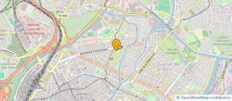 localisation de l'entreprise MONSIEUR JEAN PHILIPPI à STRASBOURG