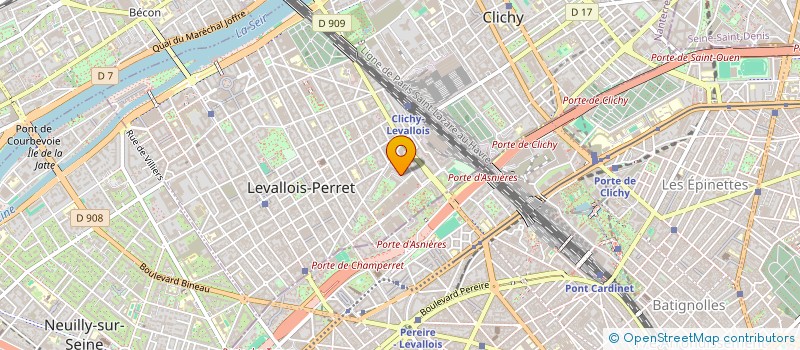 localisation de l'entreprise MONSIEUR JEAN PHILLIPE MARRACO  LEVALLOIS-PERRET