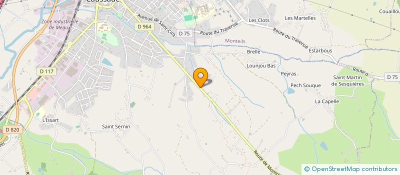 localisation de l'entreprise MONSIEUR JEAN-PHILLIPPE BROUSSE  CAUSSADE