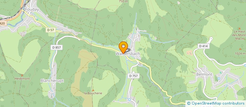 localisation de l'entreprise MONSIEUR JEAN-PHLIPPE MOREL  WALDERSBACH