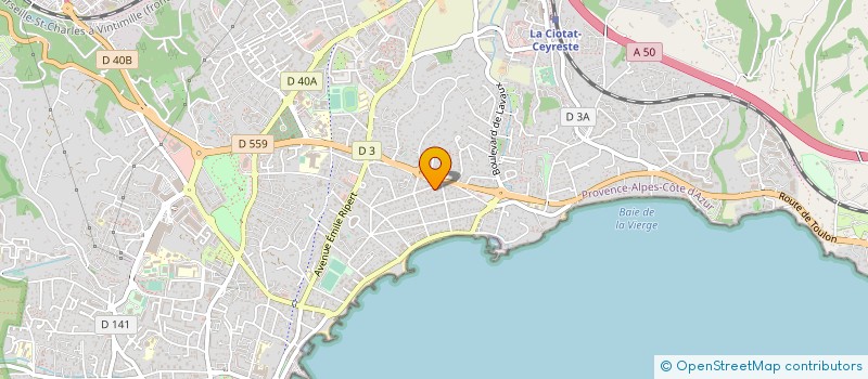 localisation de l'entreprise MONSIEUR JEAN PIACENTINO à LA CIOTAT