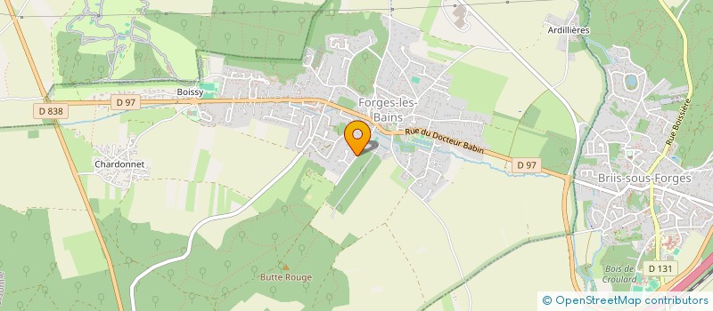 localisation de l'entreprise MONSIEUR JEAN PICARD  FORGES-LES-BAINS