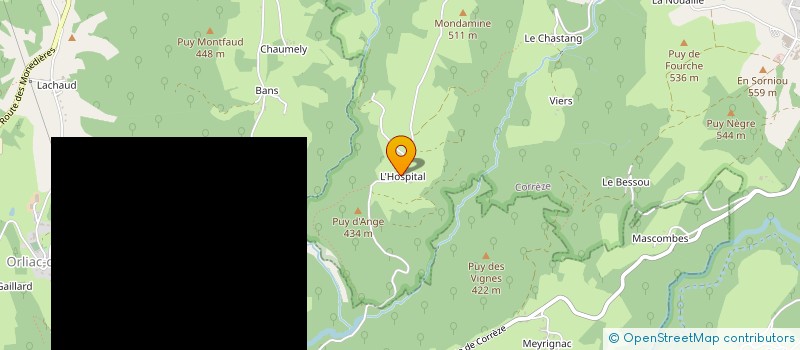 localisation de l'entreprise MONSIEUR JEAN PICARD  CORREZE