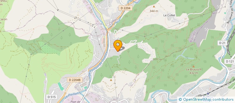 localisation de l'entreprise MONSIEUR JEAN PICCIONI  BLAUSASC