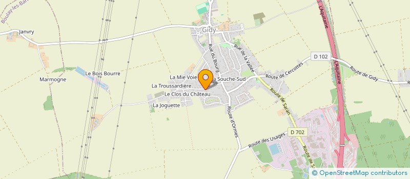 localisation de l'entreprise MONSIEUR JEAN PICHARD à GIDY