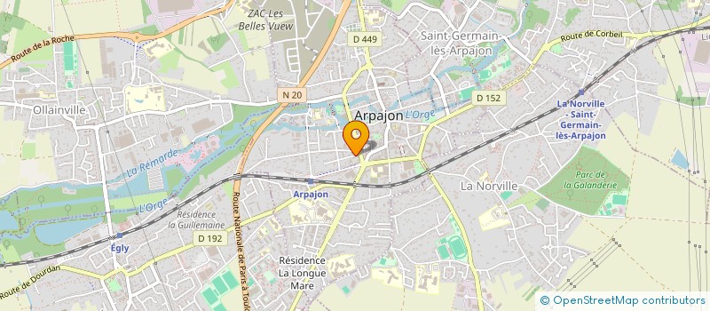 localisation de l'entreprise MONSIEUR JEAN PICHON à ARPAJON