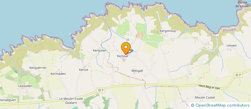 localisation de l'entreprise MONSIEUR JEAN PICHON  BEUZEC-CAP-SIZUN