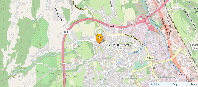 localisation de l'entreprise MONSIEUR JEAN PICHON-MARTIN à LA MOTTE-SERVOLEX