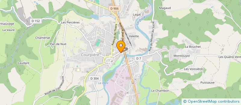 localisation de l'entreprise MONSIEUR JEAN PICHOT à COURPIERE