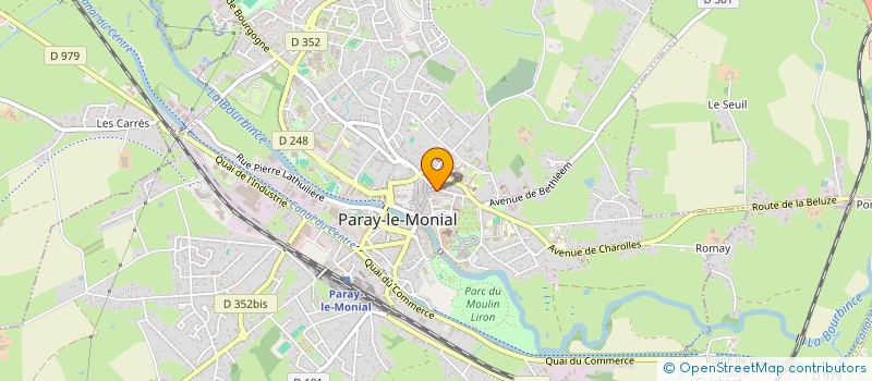 localisation de l'entreprise MONSIEUR JEAN PIDANCIER  PARAY-LE-MONIAL