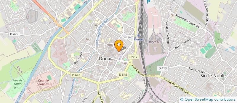 localisation de l'entreprise MONSIEUR JEAN PIEDANNA à DOUAI