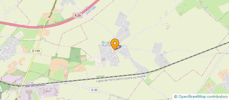 localisation de l'entreprise MONSIEUR JEAN PIEDNOEL  RAFFETOT