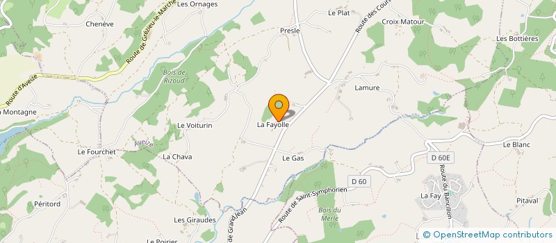 localisation de l'entreprise MONSIEUR JEAN PIEGAY à AVEIZE