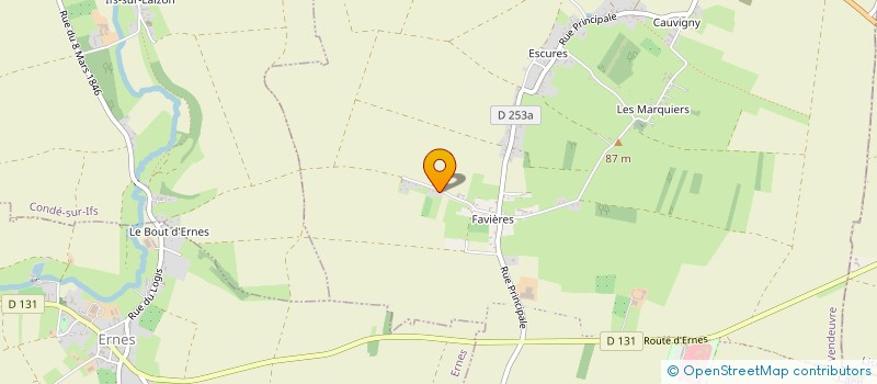 localisation de l'entreprise MONSIEUR JEAN PIEL  VENDEUVRE