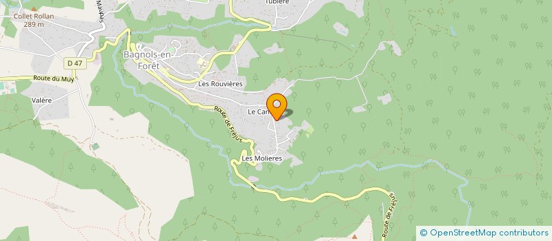 localisation de l'entreprise MONSIEUR JEAN-PIERE BIANCARDINI à BAGNOLS-EN-FORET