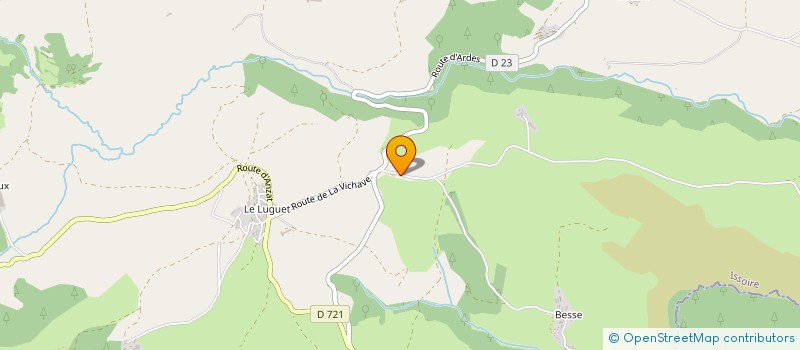 localisation de l'entreprise MONSIEUR JEAN PIERIBATTISTA  SAINT-ALYRE-ES-MONTAGNE