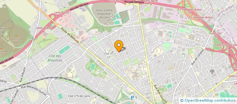 localisation de l'entreprise MONSIEUR JEAN PIERKIEL  LENS