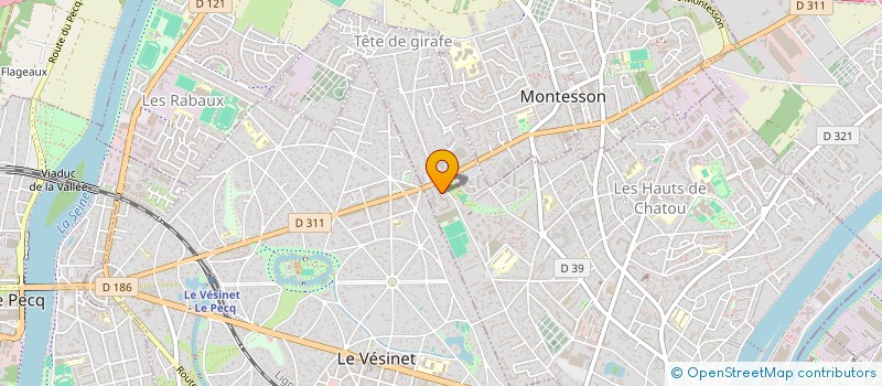 localisation de l'entreprise MONSIEUR JEAN PIERRARD  CHATOU