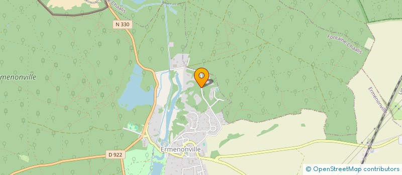 localisation de l'entreprise MONSIEUR JEAN PIERRE  ERMENONVILLE