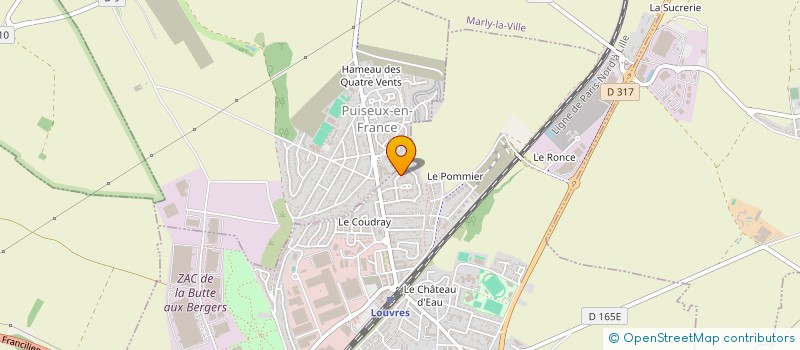 localisation de l'entreprise MONSIEUR JEAN PIERRE  LOUVRES