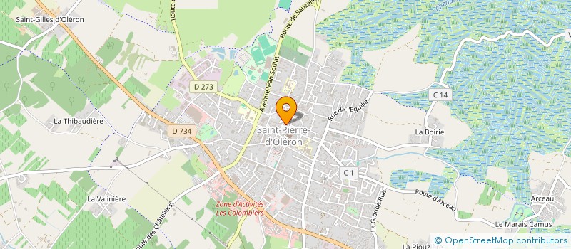 localisation de l'entreprise MONSIEUR JEAN PIERRE  SAINT-PIERRE-D'OLERON