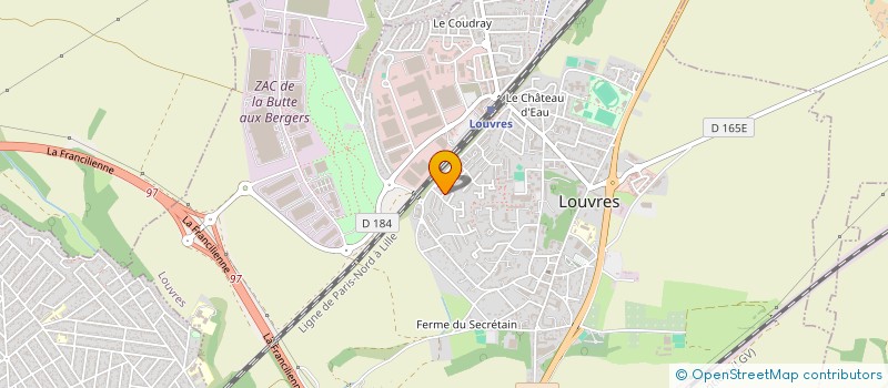 localisation de l'entreprise MONSIEUR JEAN PIERRE  LOUVRES