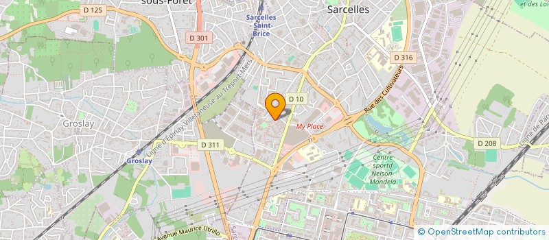 localisation de l'entreprise MONSIEUR JEAN PIERRE  SARCELLES