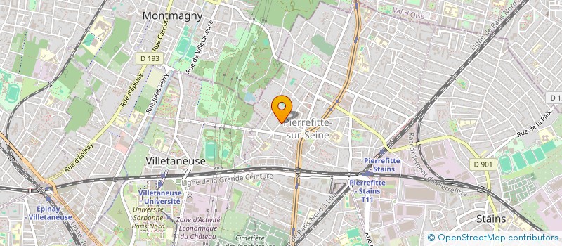 localisation de l'entreprise MONSIEUR JEAN PIERRE  PIERREFITTE-SUR-SEINE