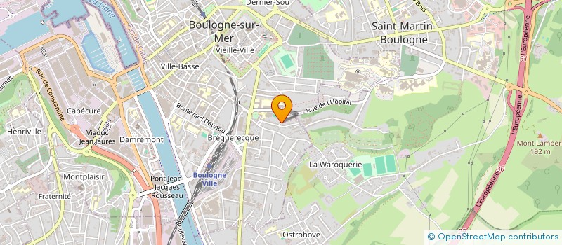 localisation de l'entreprise MONSIEUR JEAN-PIERRE ACCARIE  BOULOGNE-SUR-MER