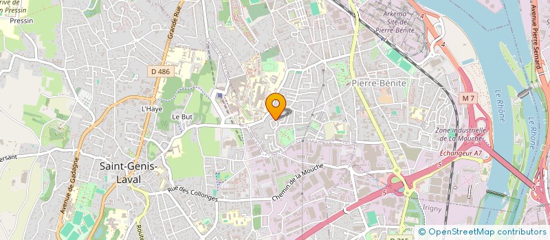 localisation de l'entreprise MONSIEUR JEAN-PIERRE ACHOUR  OULLINS-PIERRE-BENITE