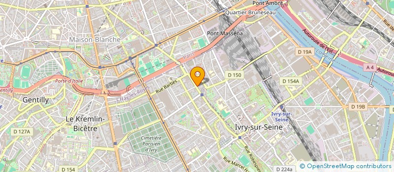 localisation de l'entreprise MONSIEUR JEAN-PIERRE ADAMI  IVRY-SUR-SEINE