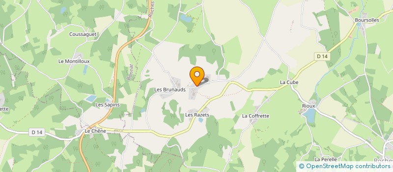 localisation de l'entreprise MONSIEUR JEAN PIERRE AGEORGES à ROCHES