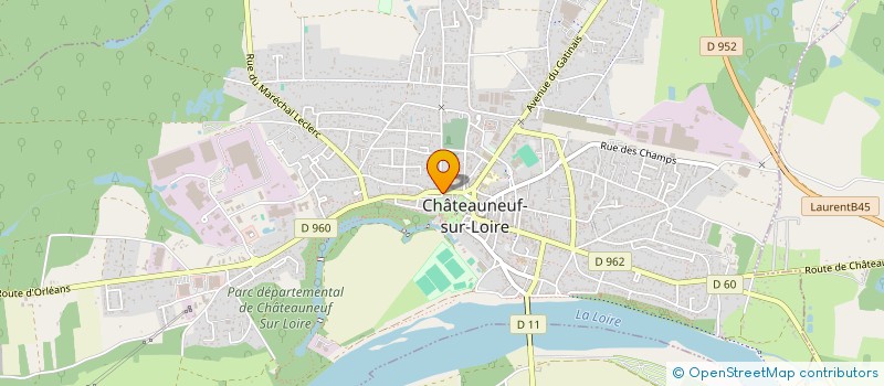 localisation de l'entreprise MONSIEUR JEAN-PIERRE AIGNAN à CHATEAUNEUF-SUR-LOIRE