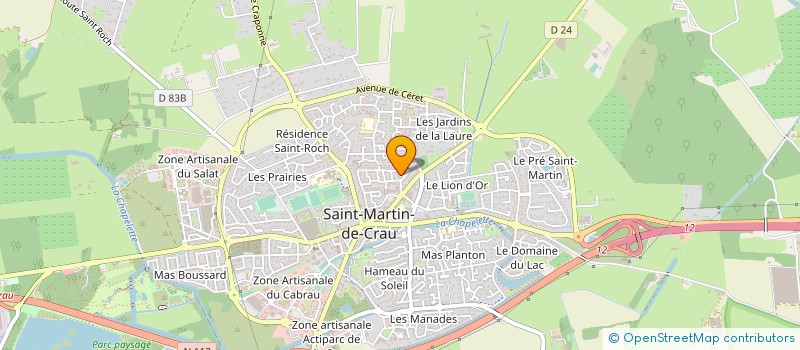 localisation de l'entreprise MONSIEUR JEAN-PIERRE ALBIOL à SAINT-MARTIN-DE-CRAU