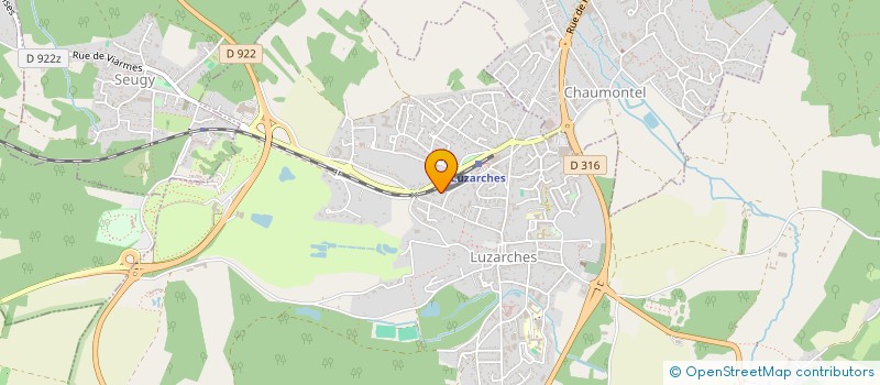 localisation de l'entreprise MONSIEUR JEAN-PIERRE ALBORGHESSI  LUZARCHES