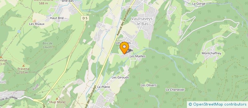 localisation de l'entreprise MONSIEUR JEAN-PIERRE ALESSI  VAULNAVEYS-LE-BAS